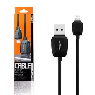 Cable Moxom CC-60 Carga Rápida 2.4A - Lightning NEGRO