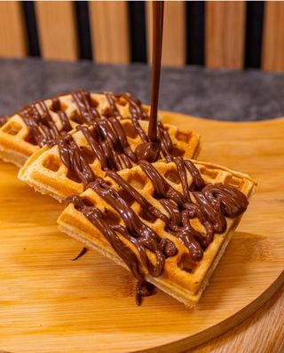 Waffle com Nutella