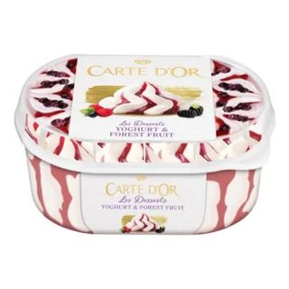 Helado de Yogur y Frutas del Bosque Carte D'Or Tarrina 1 L.