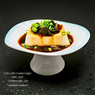 Ou conservat cu tofu 皮蛋豆腐