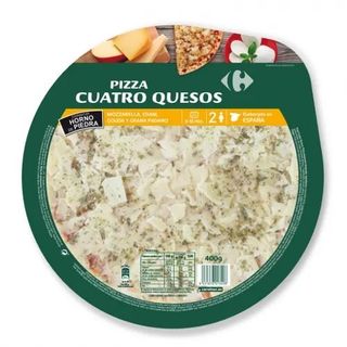Pizza 4 Quesos Carrefour 400 Gr.