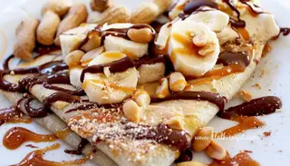 Slatke palačinke sa Nutellom i bananom