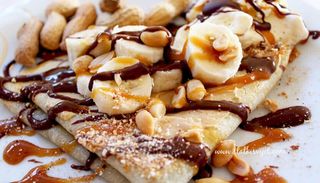 Slatke palačinke sa Nutellom i bananom