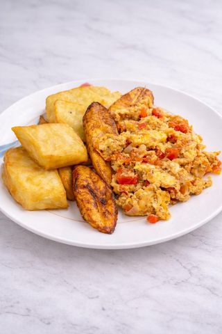 Fried Sweet Potato And Plantain Combo