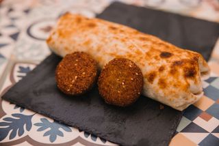 Menu Rollo Flafel Gratinado (al horno)