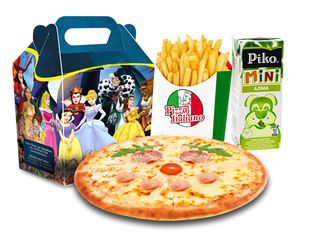 Пицца Бамбино + фри + напиток на выбор + маленькая игрушка
