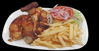 Medio Pollo Asado