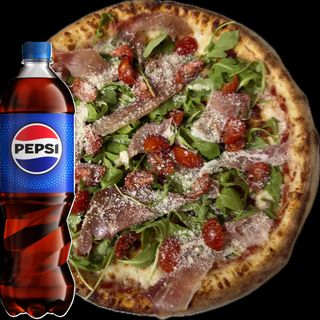 PROSCIUTTO 45cm+pepsi 0,85 l