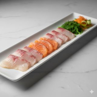 Sashimi variado (12 uds.)