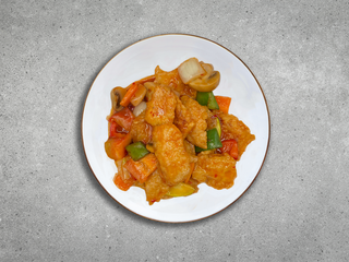 Pescado con Salsa Picante