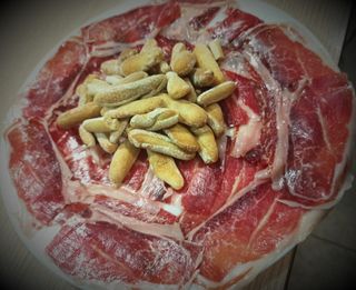 Jamón ibérico delantero.