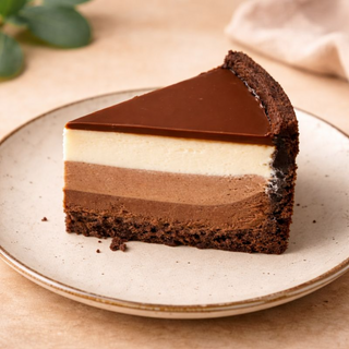 Чизкейк три шоколада