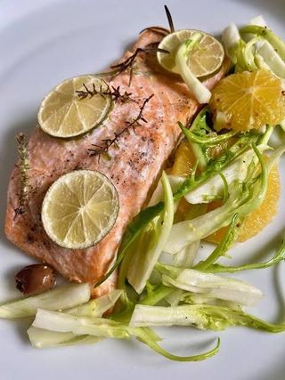 Il salmone al lime