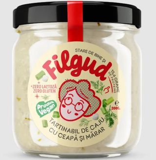 FILGUD - tartinabil de caju cu ceapa verde si marar