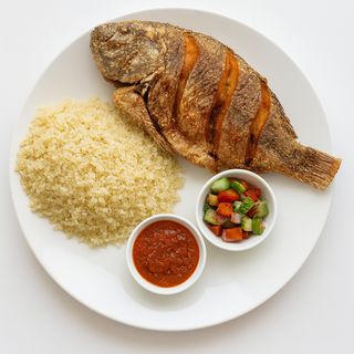 Carpe Grillée & Attiéké L
