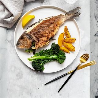 Дорадо на гриле