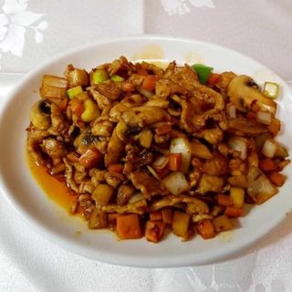 Cerdo Con Salsa Picante