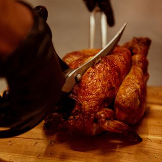 Desideri che il pollo sia tagliato