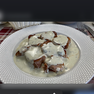 Solomillo Ibérico con Salsa Roquefort 