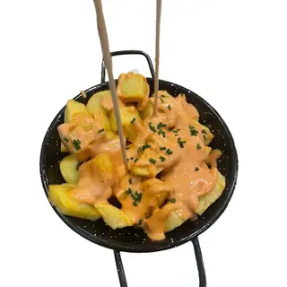 Ración De Bravas Con Salsa Vegana