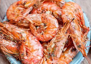 Salt pepper prawns