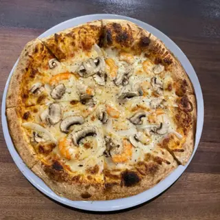 Pizza fruits de mer