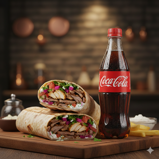 Shawarma Large + 350 Free ML Pet Soda