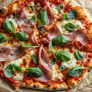 Crudo e rucola normale