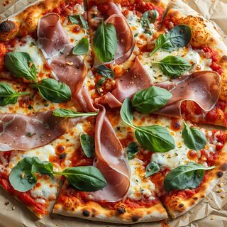 Crudo e rucola normale