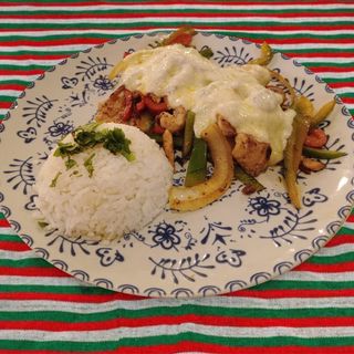 Plato De Fajitas de Pollo