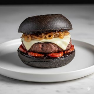Burger black garlic