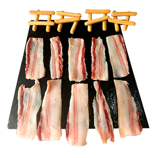 Ración De Pizarra De Panceta Ibérica De Salamanca