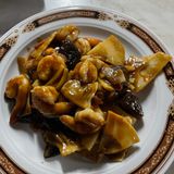 Gambas Con Bambú Y Setas Chinas