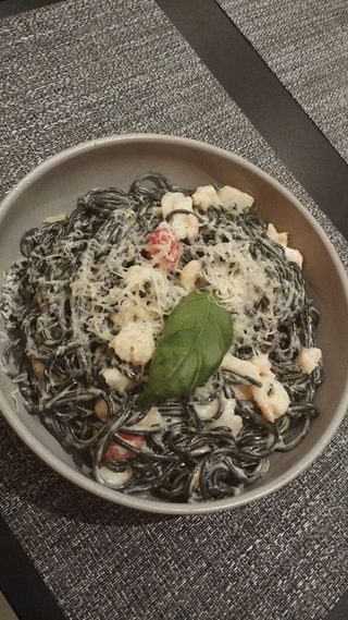 Pâte Spaghetti Noir