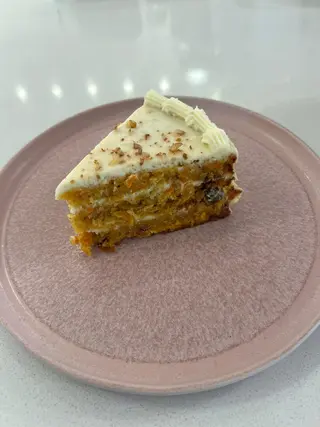 Trozo de Bizcocho de Zanahoria