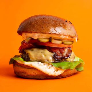 Burger krowa na wypasie