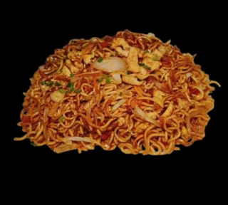 Tallarines con gambas