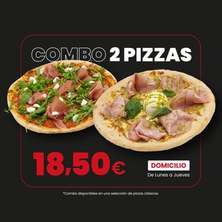 Combo 2 Pizzas Medianas