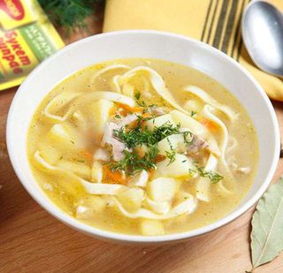 Суп по-домашнему с курицей 