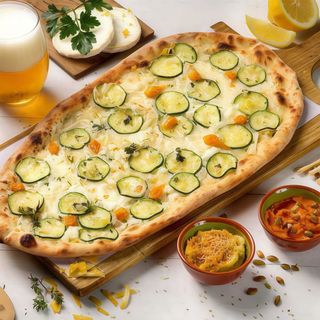 Pizza Zucchine e limone