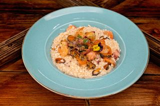 Risotto cu fructe de mare