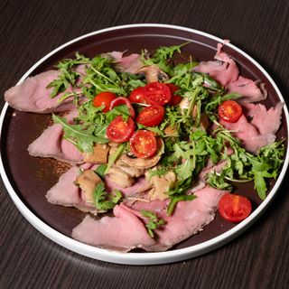 Carpaccio di roast-beef ai porcini