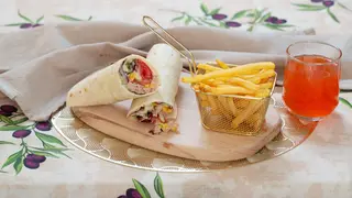 Tuna wrap meni