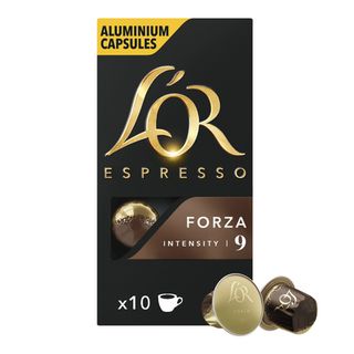 Кава мелена L'OR Espresso Forza смажена 10 капсул (52г)