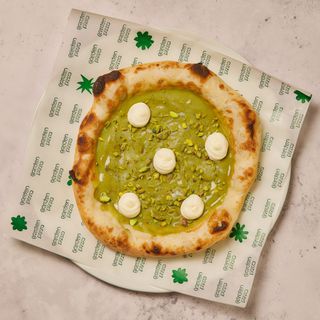 Pizza de pistachio