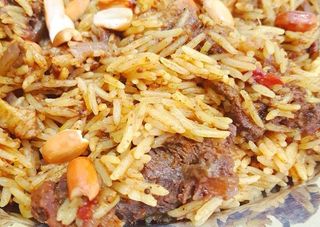 Kabsa de poulet chawarma 