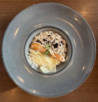 Ризото с пилешко филе