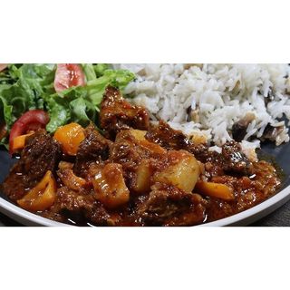White Rice + Beef Stew