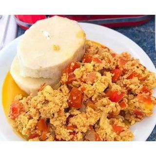 Boiled Yam and Egg