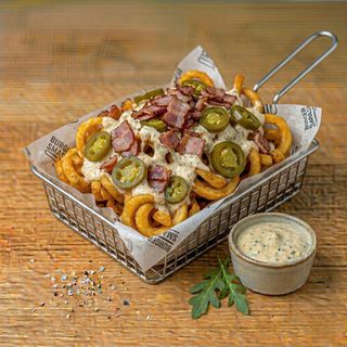 Cheez'n Bacon Curly Fries